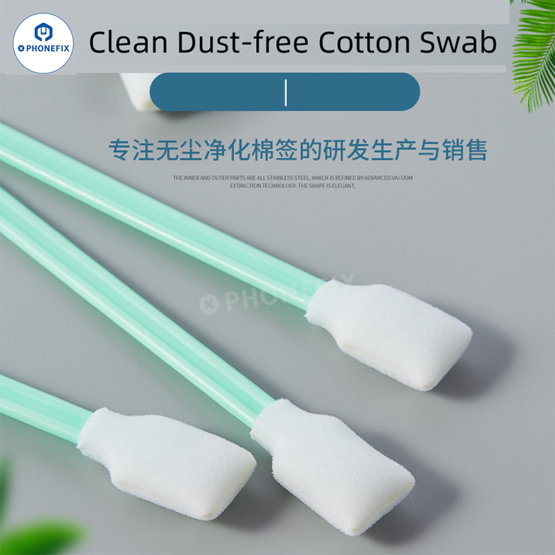 Phone Tail Plug Cleaning Stick Dust-Free Sponge Cotton Swab