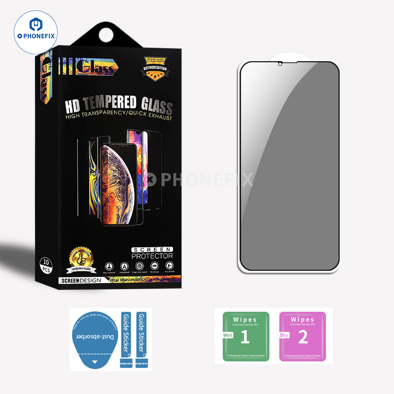 HD Anti-peep Tempered Glass Protective Film For iPhone 16 Pro max