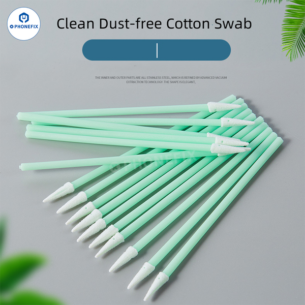 Phone Tail Plug Cleaning Stick Dust-Free Sponge Cotton Swab