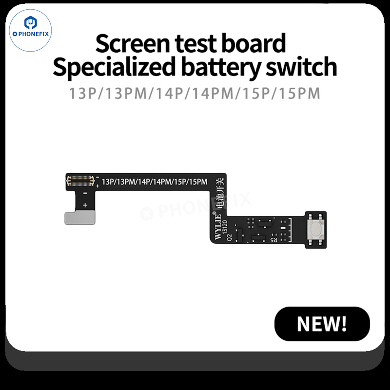 WYLIE Battery Switch Cable One-key Boot & Test iPhone Screen