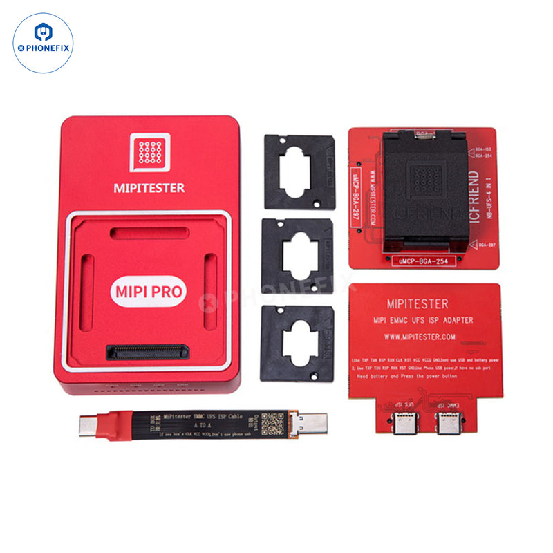 MIPI PRO Tester with UFS EMMC ISP Cable/Adapter BGA153/254/297