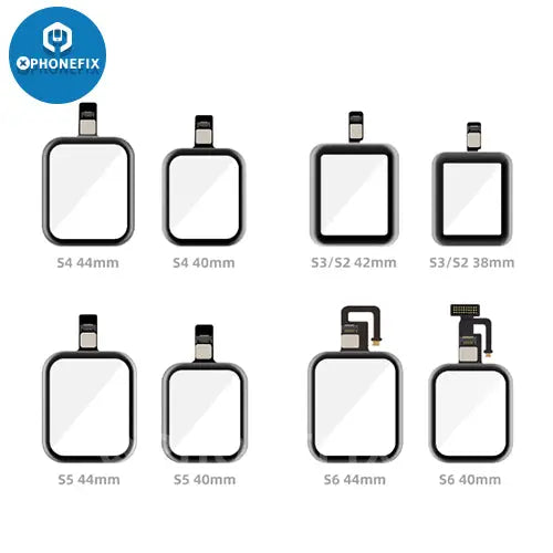 For Apple Watch S1 S6 Touch Digitizer Glass With OCA 38 44MM