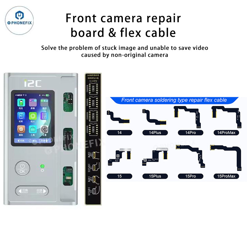 i2C Front Camera Repair FPC Cable For iPhone 14-15 Pro Max