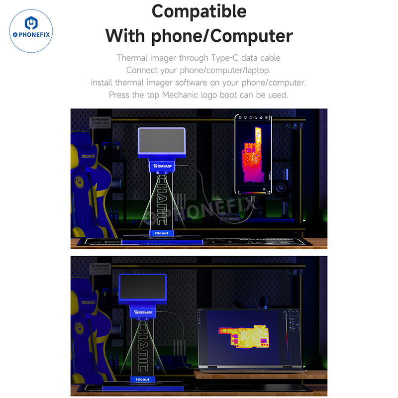 MECHANIC iScout Thermal Imaging Camera Motherboard Fault Analyzer