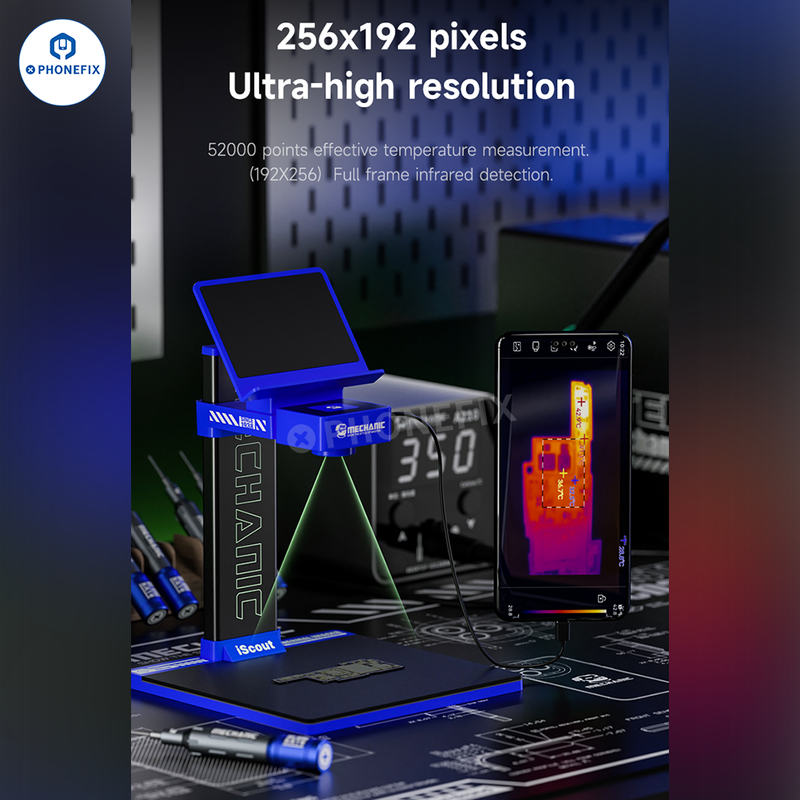 MECHANIC iScout Thermal Imaging Camera Motherboard Fault Analyzer