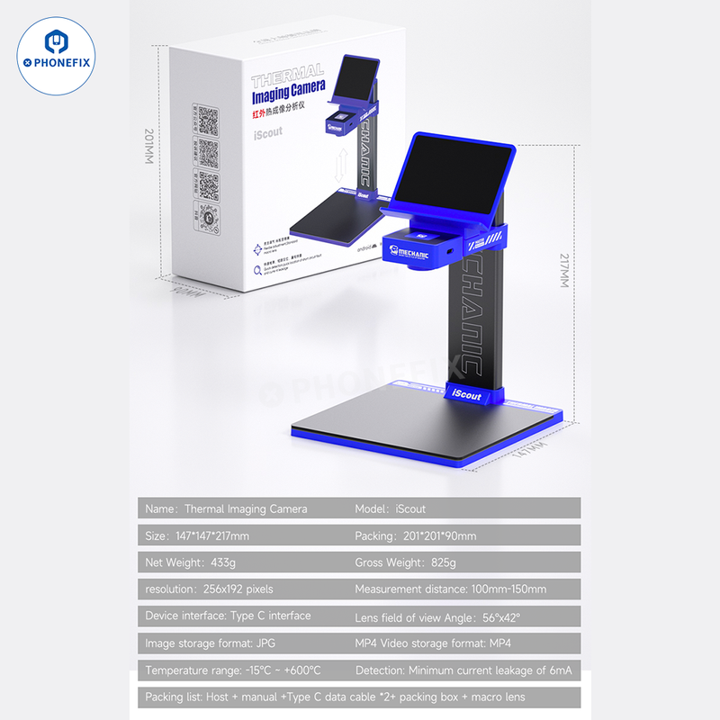 MECHANIC iScout Thermal Imaging Camera Motherboard Fault Analyzer