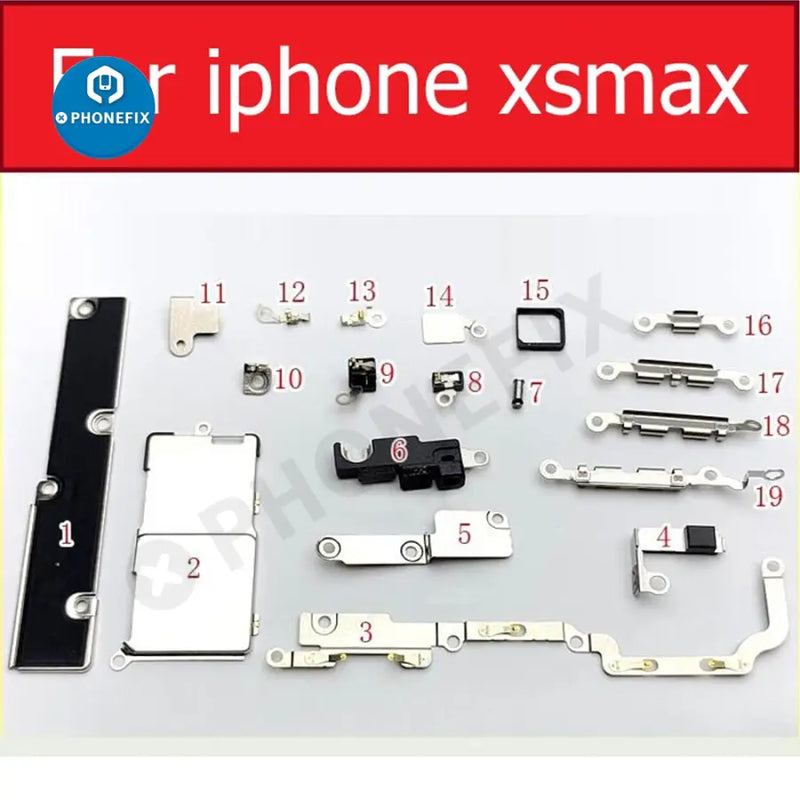 Inside Small Metal Parts Bracket Shield Plate Kit For iPhone