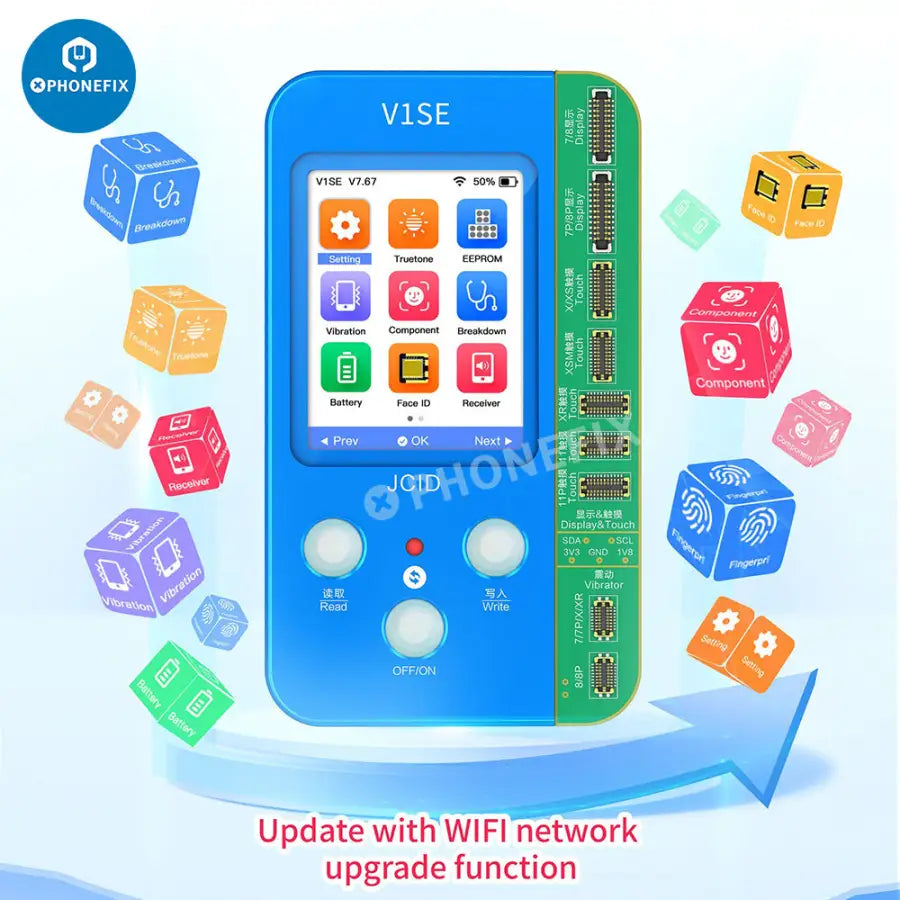 JC V1SE Programmer For iPhone Screen Battery Face ID Repair