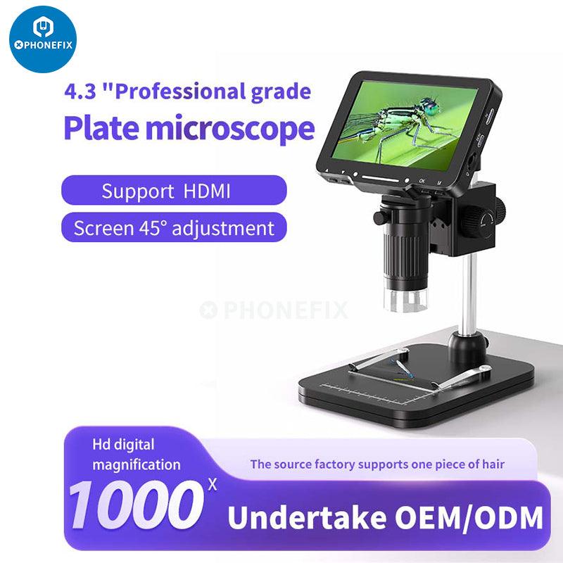 LP050 4.3Inch 1000X Digital Microscope 20MP Camera Video Recorder - CHINA PHONEFIX