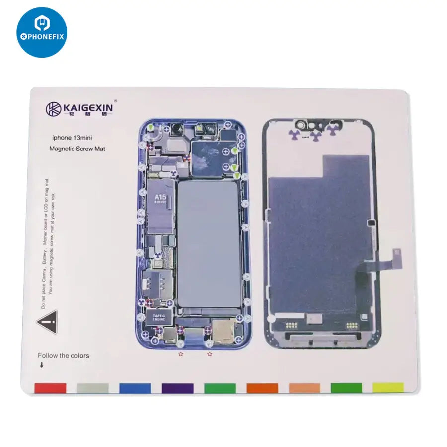 Magnetic Screw Mat Parts Storage Pad For iPhone 12-14 Pro Max