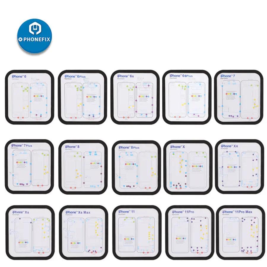 US$ 0.98 - KGX KAIGEXIN Magnetic Screw Mat Memory Chart Work Pad For iphone  6G-14Pro max - m.