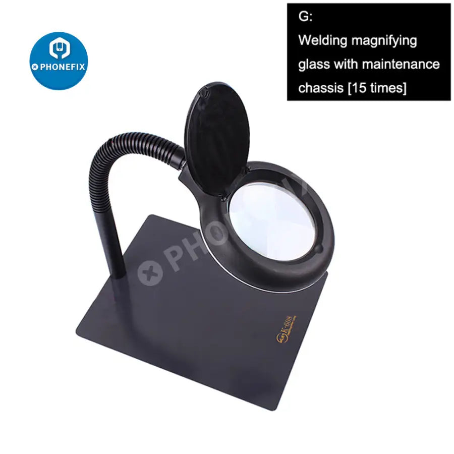 Electronic Maintenance Clip-on Magnifying Glass 3x Magnification