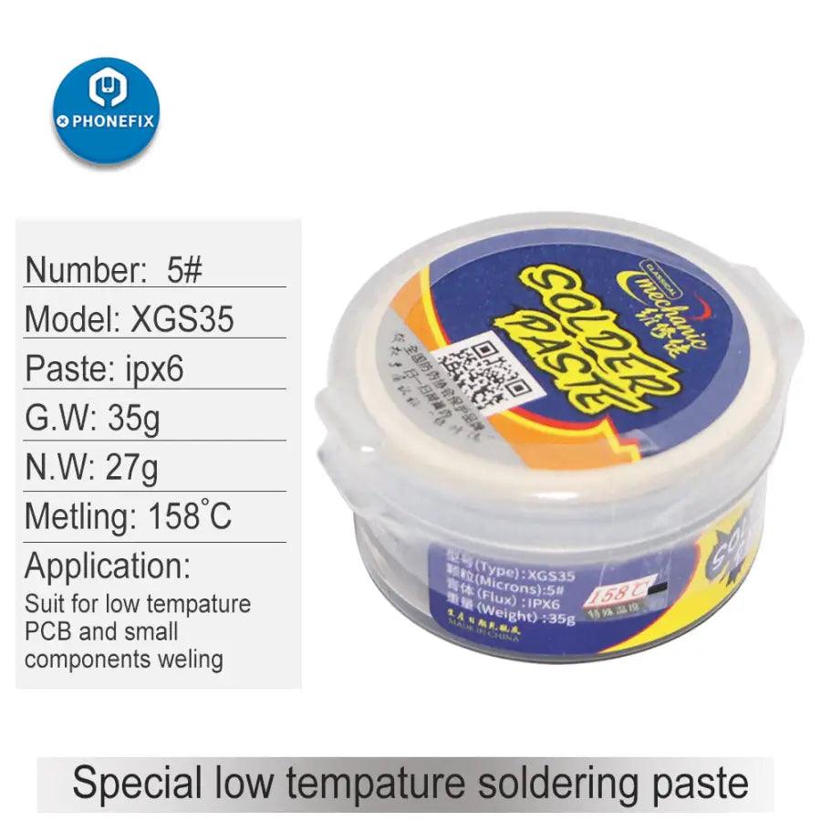 Xf Lead Free Tin Lead Liquid Paste Solder for SMT SMD BGA PCB