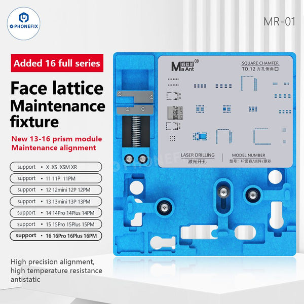 Face ID Lattice Repair Fixture Dot Matrix Tester For iPhone X-16 Pro Max