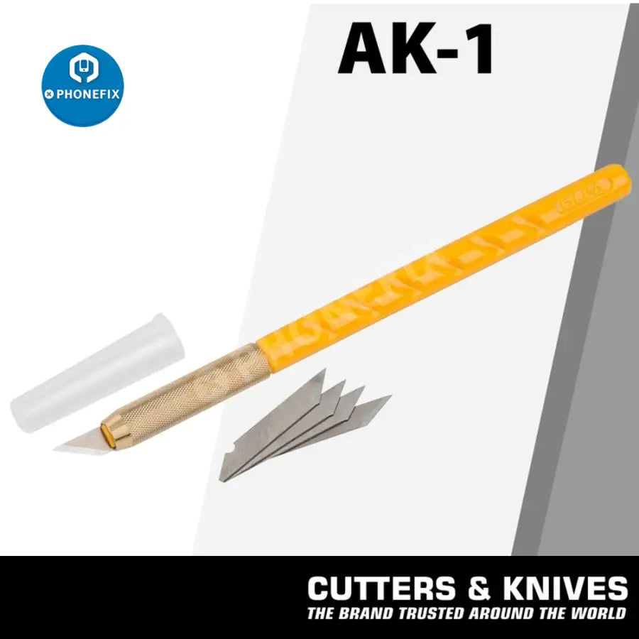 OLFA AK-1 Art Knife Cutter With 25 KB Blades
