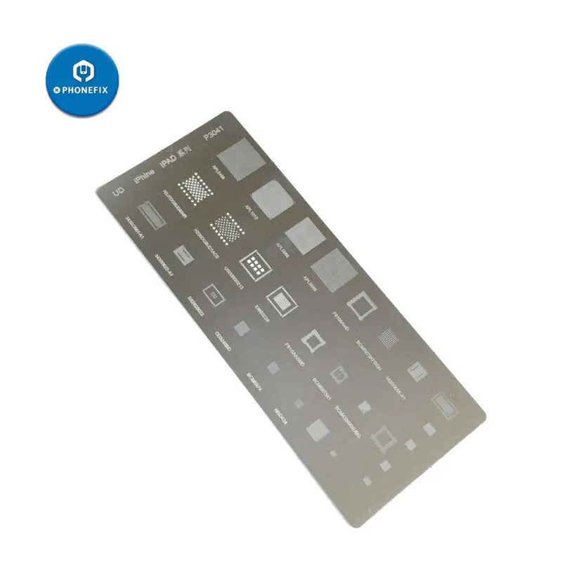 P3041 BGA Reballing Stencil Template For iPad CPU Power Touch Wifi IC - CHINA PHONEFIX