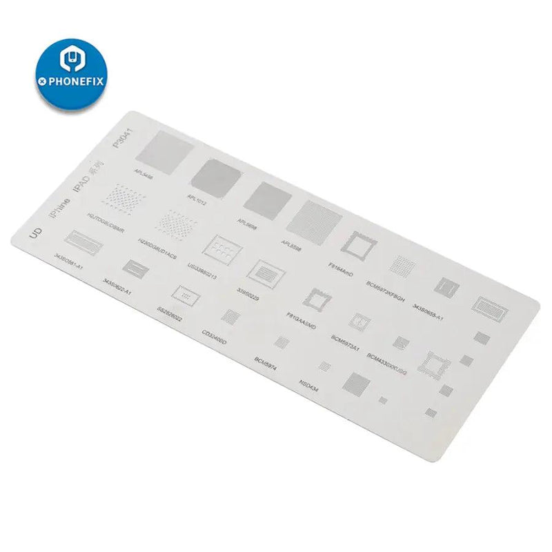 P3041 BGA Reballing Stencil Template For iPad CPU Power Touch Wifi IC - CHINA PHONEFIX