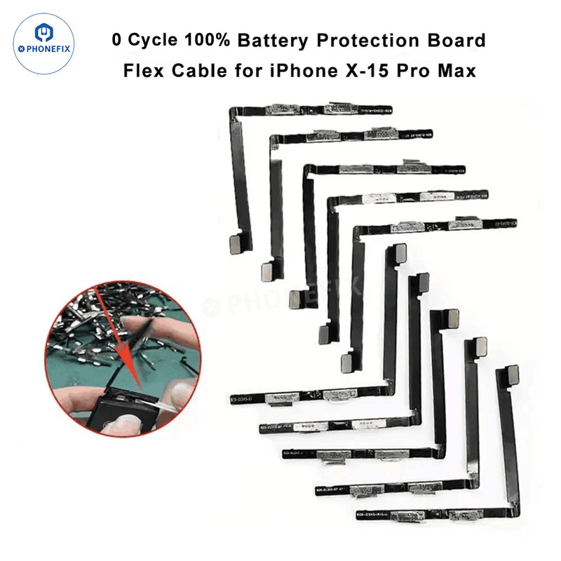 For iPhone X-16 Pro Max Battery Protection Board Flex Cable 0 Cycle