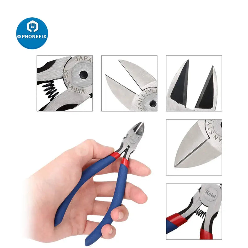 Steel Wire Cutter Precision Side Cutter 6 Inch Cutting Pliers Wire Snip  Flush Cutter 