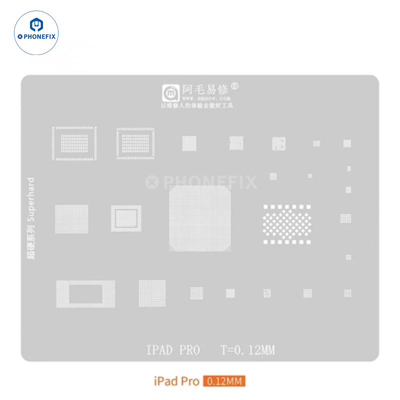 Amaoe Reballing Stencil For iPad Series CPU Nand Chips Soldering