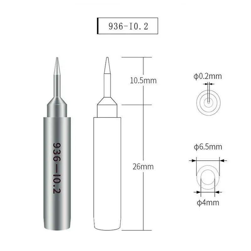 Qianli 936 Universal Soldering Iron Tips Lead Free Solder Tips - CHINA PHONEFIX