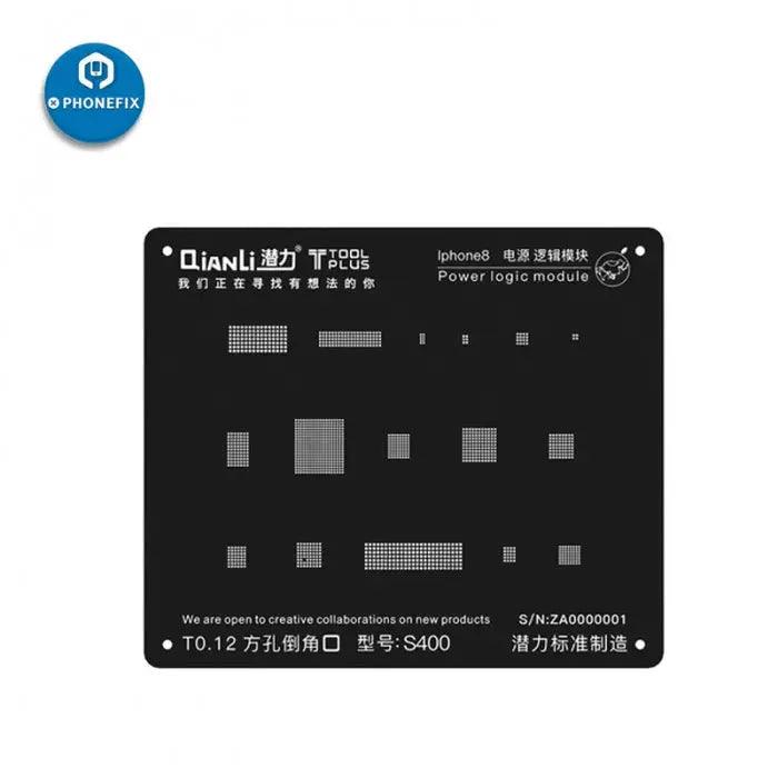 QianLi IBlack 3D CPU BGA Reballing Stencils For iPhone X 8 7 6S 6 5S - CHINA PHONEFIX