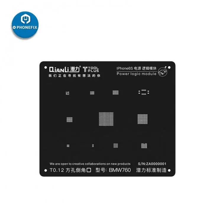 QianLi IBlack 3D CPU BGA Reballing Stencils For iPhone X 8 7 6S 6 5S - CHINA PHONEFIX