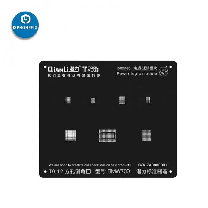 QianLi IBlack 3D CPU BGA Reballing Stencils For iPhone X 8 7 6S 6 5S - CHINA PHONEFIX