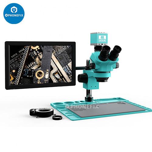 RF-6565 7050TV 4K HD Camera Monitor Trinocular Stereo Microscope - CHINA PHONEFIX