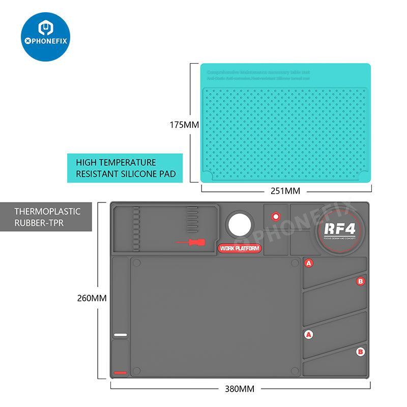 RF4 Heat Insulation Silicone Pad Microscope Base Phone PC Repair Mat