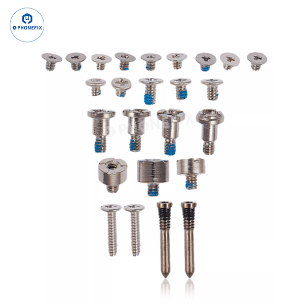 Full Set Screws with Independent Numbers Diagram For iPhone X-16