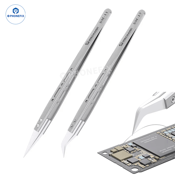 MECHANIC SM-11 SM-17 Flying Wire Ceramic Tweezers PCB Jumper Soldering