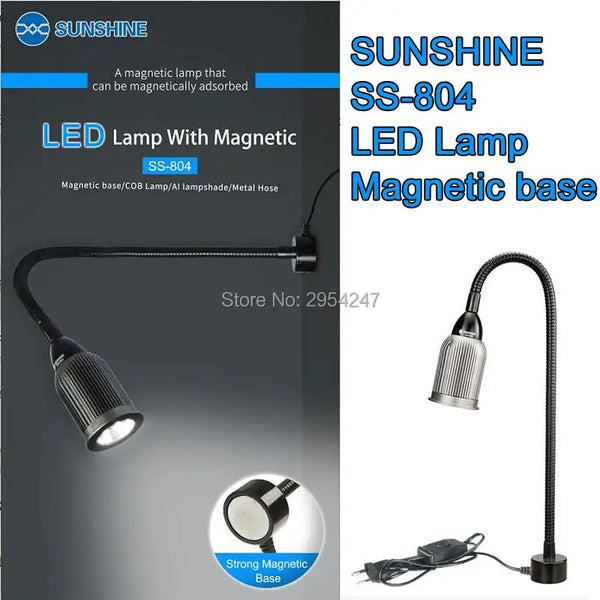 SS-804 Mini Magnetic LED Lamp Magnet base COB wick Lamp