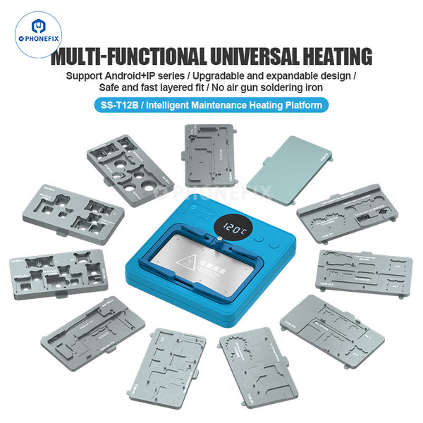 SS-T12B Motherboard Heater Platform For Android iPhone Repair