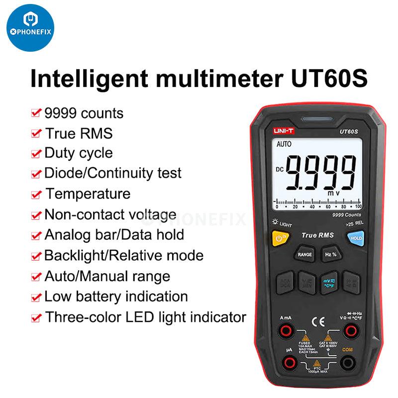 UNI-T Uni-Trend Multimeter clamp Meter UT60S UT60BT UT60EU Smart Digital  Multimeter Bluetooth Data Transmission AC DC Voltmeter Capacitance