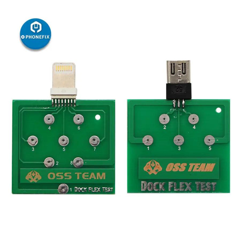USB Dock Tail Plug Port Test Board for iPhone U2 Micro Ports Testing