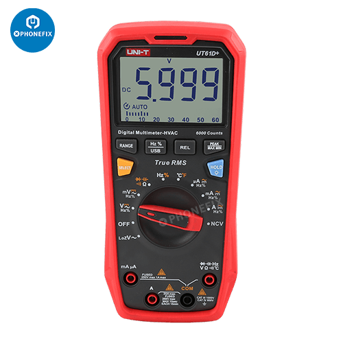 Ut61 Series Professional Digital Multimeter True Rms Phone Test Tool 9035