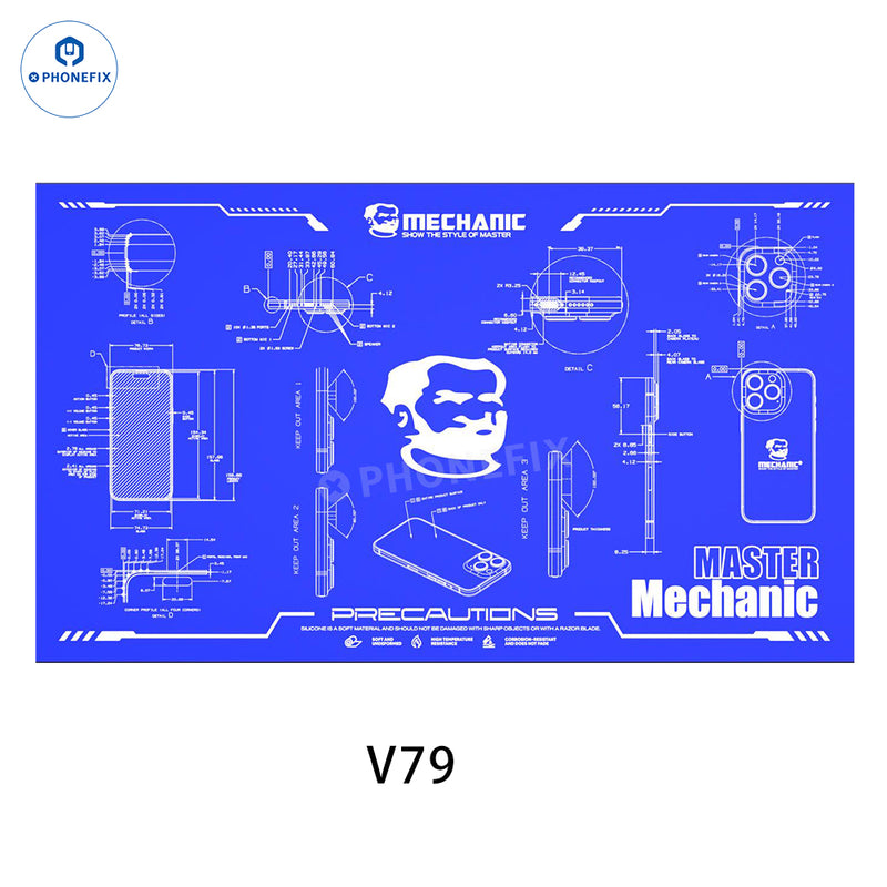 Mechanic V77 V78 Heat Insulation Pad Soldering Repair Work Mat