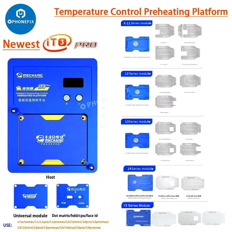 Mechanic iT3 Preheating Platform For iPhone X-15 PRO Max Repair